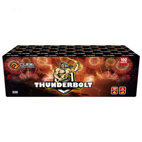 Thunderbolt 100 Shot By Cube Fireworks - BUY 1 GET 1 FREE!