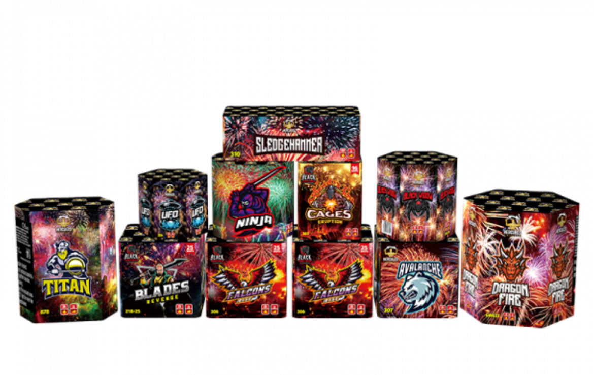 The Panther or Hercules Bag By Cube Fireworks - BUY 1 GET 1 FREE!