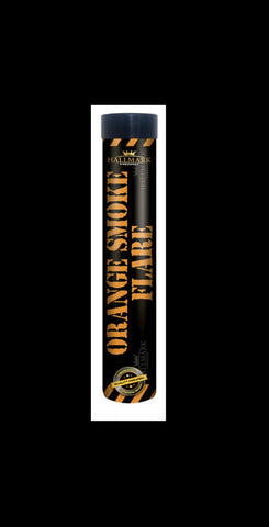 Orange Smoke Flare By Hallmark Fireworks - Outdoor Daytime with Ring Pull Ignition