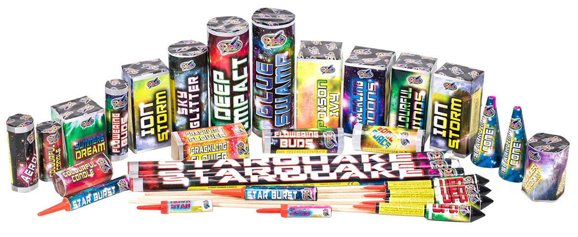 Columbia Fireworks Selection By Cosmic Fireworks - BUY 1 GET 1 FREE!